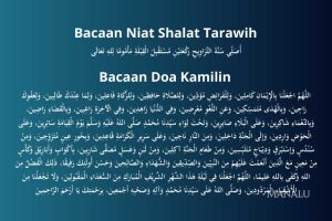 Niat Shalat Tarawih dan Doa Kamilin Lengkap Arab, Latin, dan Artinya